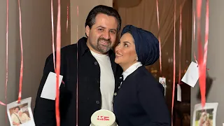 مفاجأة أهلي بعيد زواجهم 