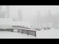 Drivers urged to use caution as much-needed snow blankets Shaver Lake