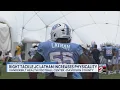 JC Latham increases physicality in Titans training camp