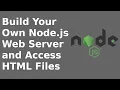 Build first nodejs web application server access html file using fs module in nodejs