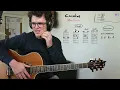 Coastline Guitar Tutorial Lesson in Standard Tuning // Hollow Coves