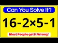 90 of People Get The WRONG Answer Can you solve this Math Question