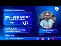 HTML Tutorial for Beginners - Part 3 O Level Full Stack Developer Course AIM Computer Academy
