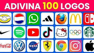 Adivina los 100 LOGOTIPOS Más Famosos del Mundo 🛍️✅  | ¿Cuántas Marcas Conoces? 😉