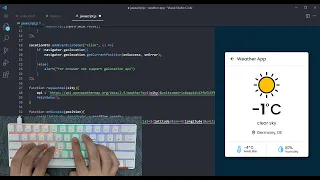 ASMR Programming - Weather App With Javascript