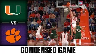 Miami vs Clemson Condensed Game 2025-26 ACC Men s Basketball
