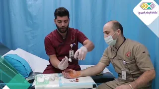 كيفية تنظيف الجروح دندنها