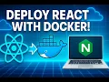 Deploying a React App with Docker Nginx Full Guide Build Push Run Anywhere