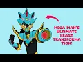 Designing WOLF SKULL Mega Man Timelapse Drawing