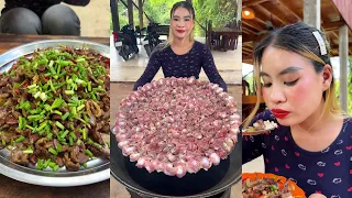 Cooking Stir fried chicken gizzard and fried rice recipe