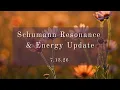 Schumann Resonance Energy Update 7 13 26