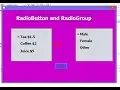 How To Use RadioGroup and RadioButton in Java Netbeans