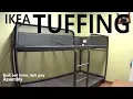 How to Assemble-IKEA TUFFING Bunk bed frame dark grey