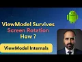 How ViewModel survive Configuration Changes Android Tips Android with Rashid Saleem