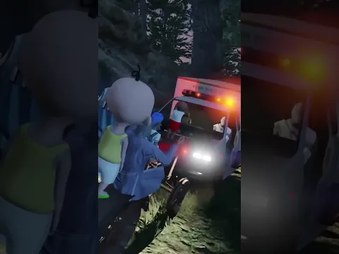 UPIN IPIN DITABRAK AMBULANS BERHANTU, ULTRAMAN!!