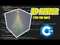 Learning 3D Rendering in Vulkan C