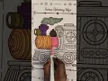 Colorful Train Coloring Page Relaxing Art for Creative Minds