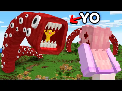 Video Thumbnail: Me Transformé en el TRAIN EATER para Trollear a Mis AMIGOS en Minecraft