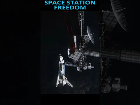 Space Station Freedom  #spacestation #iss #nasa