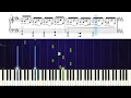 Chopin - Fantaisie-Impromptu, Op. 66 - Piano Tutorial with Sheet Music