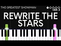 Download Lagu The Greatest Showman - Rewrite The Stars | EASY Piano Tutorial