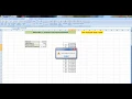 How to Create One Variable Data Table in Excel One Variable in Excel