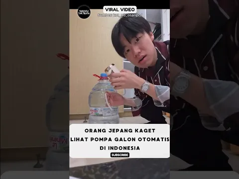 Orang Jepang: Alat di Indonesia Canggih‼️ #reaksibule #shorts #viralvideo #namakutakbiasa