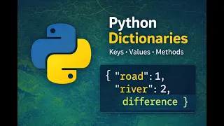 Python Basics for GIS Programming - Dictionaries Dictionary Methods Explained