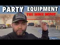 Starting a Party Rental Side Hustle with Home Depot Equipment