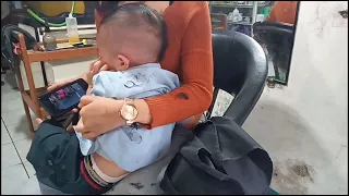 potong rambut harus fokus