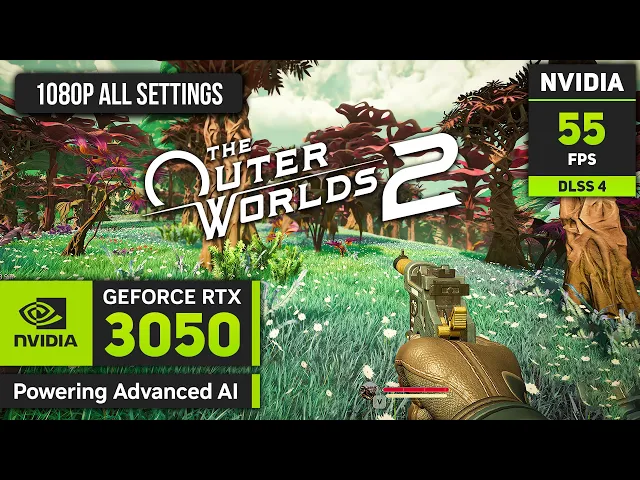 RTX 3050 on The Outer Worlds 2 - 1080p All Settings Tested! #giftedbyxbox