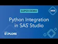 Python Integration in SAS Studio
