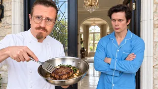 I Asked Famous Youtubers To Cook in Their Homes