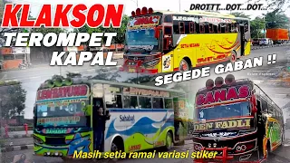 drot dot dot klakson terompet kapal bus pantura cirebon karang ampel jam pagi di pert celeng