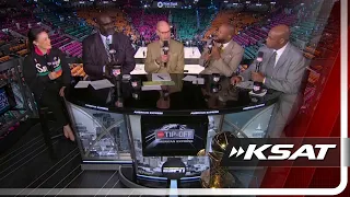 san antonio mayor gina ortiz jones gives charles barkley churros ahead of spurs knicks game 1