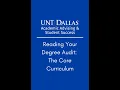 How to Read Your Degree Audit Part 2