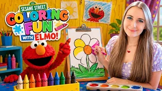 Sesame Street Coloring Fun with Elmo Sesame Street Coloring Book Full Gameplay