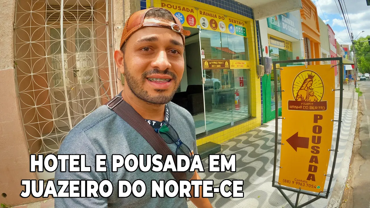 Opções de Hospedagem em Juazeiro do Norte Ranchos, Pousadas e Hotéis Mostrei os Quartos