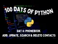 100 Days of Python - Day 4 Phonebook App
