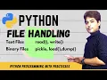 Data File Handling in Python Python file handling Read Write Load Dump