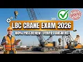 NCCCO Lattice Boom Crawler LBC Crane Exam 2026 100 Pass Review Real Questions Verified
