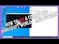 How To Fix A Corrupted Minecraft World Java Edition 2021