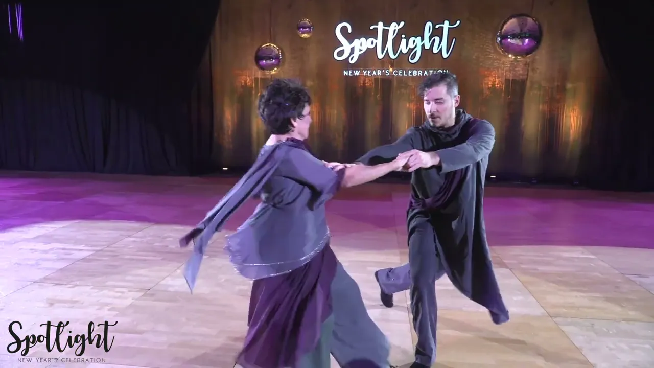 Spotlight New Year's Celebration 2025/2026 Intermediate Pro Am Routine Donna Williams & Jesse Lopez