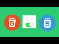 Apple iOS Toggle Button with Only HTML and CSS under 5 min NO JAVASCRIPT Keyboard ASMR