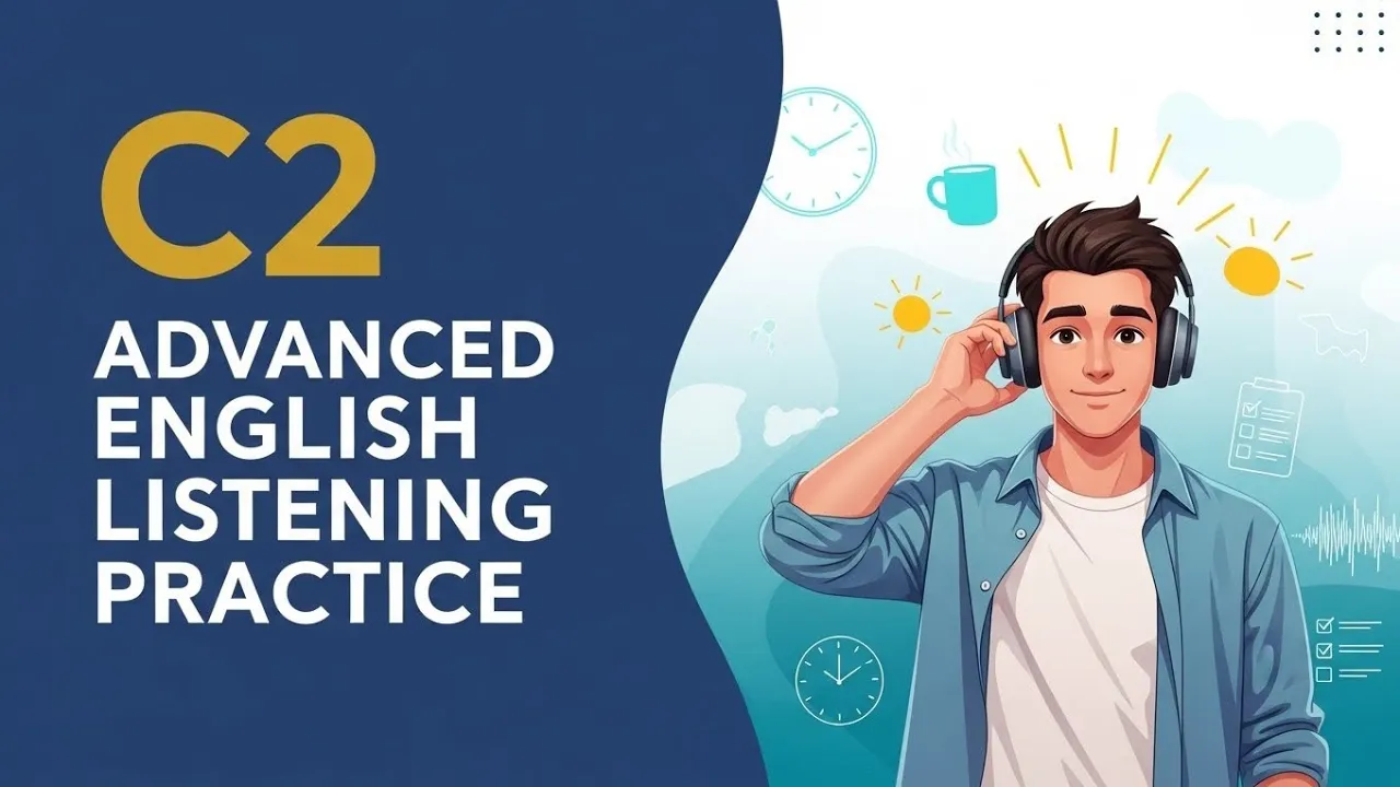 C2 Advanced English Listening Practice | Real-Life Native Conversations