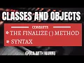 The Finalize Method Java Language BCAwithMannu