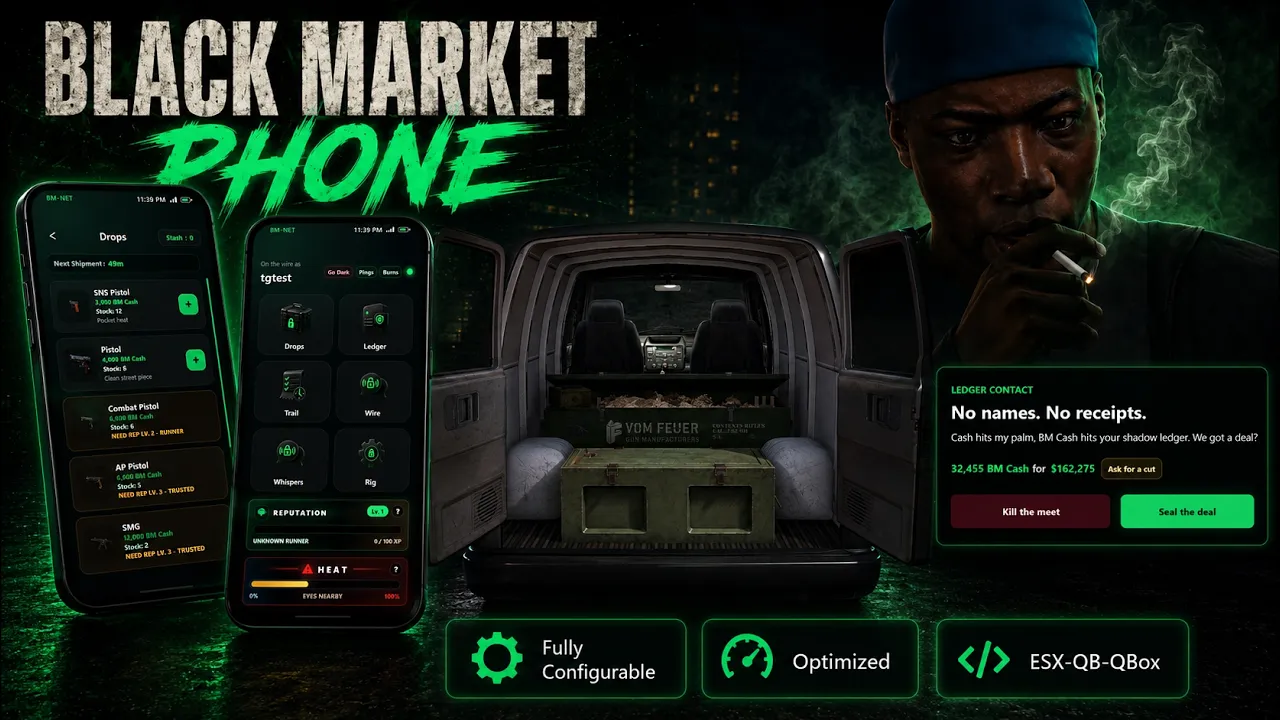 Black Market Phone [ESX-QB-QBox]