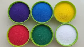 Very Satisfying and Relaxing Colors Sand Rangoli Art, making new designs