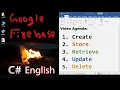 Google FireBase INSERT SELECT UPDATE DELETE Data C English
