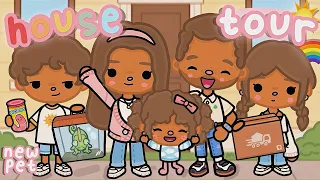 Our NEW Family HOUSE TOUR 🌈 Toca Boca Roleplay